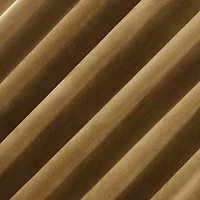 Sun Zero Amherst Velvet Thermal Extreme Back Tab Energy Saving 100% Blackout Single Curtain Panel