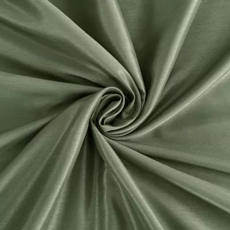 Sun Zero Evelina Faux Dupioni Silk Thermal Extreme Back Tab Energy Saving 100% Blackout Single Curtain Panel