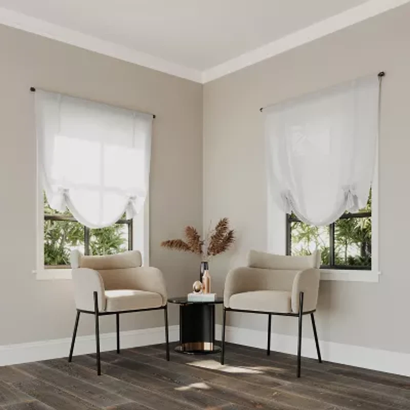 Archaeo Akari Sheer Rod Pocket Single Tie-Up Shade