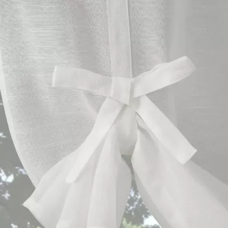 Archaeo Akari Sheer Rod Pocket Single Tie-Up Shade