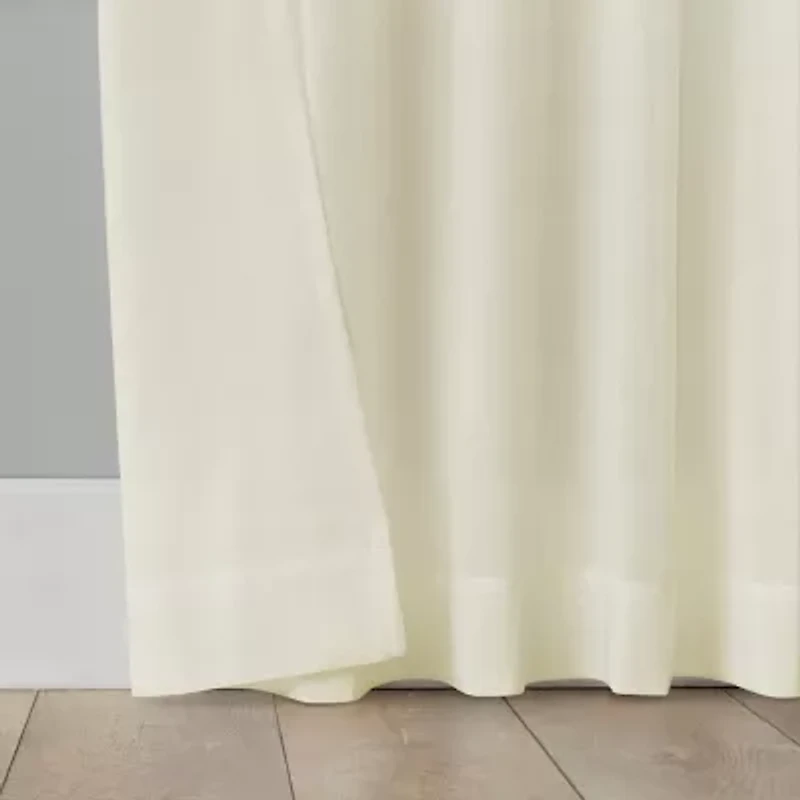 Archaeo Coralie Rod Pocket Sheer Single Curtain Panel