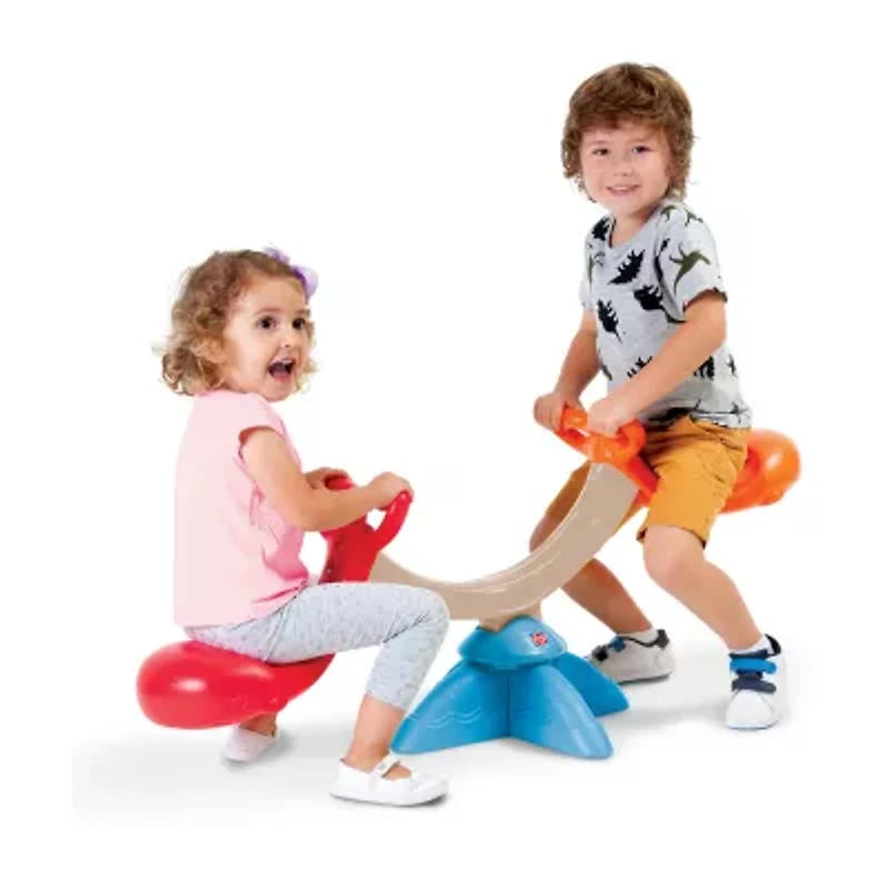 Grown'N Up Happy Whale Seesaw With Rotation Outdoor Play Set