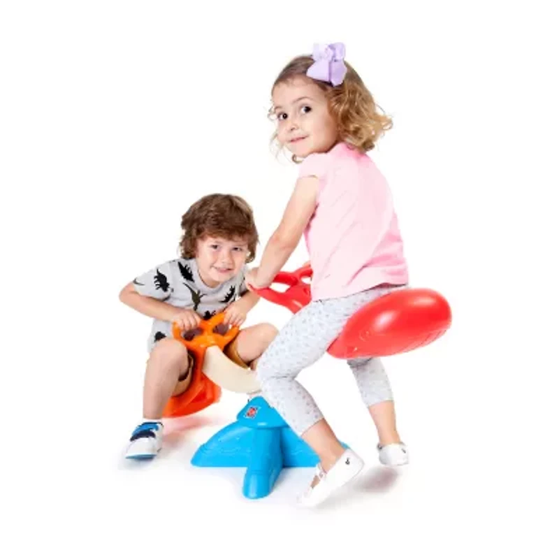 Grown'N Up Happy Whale Seesaw With Rotation Outdoor Play Set