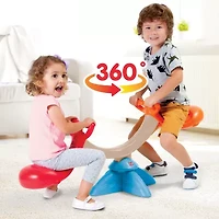 Grown'N Up Happy Whale Seesaw With Rotation Outdoor Play Set