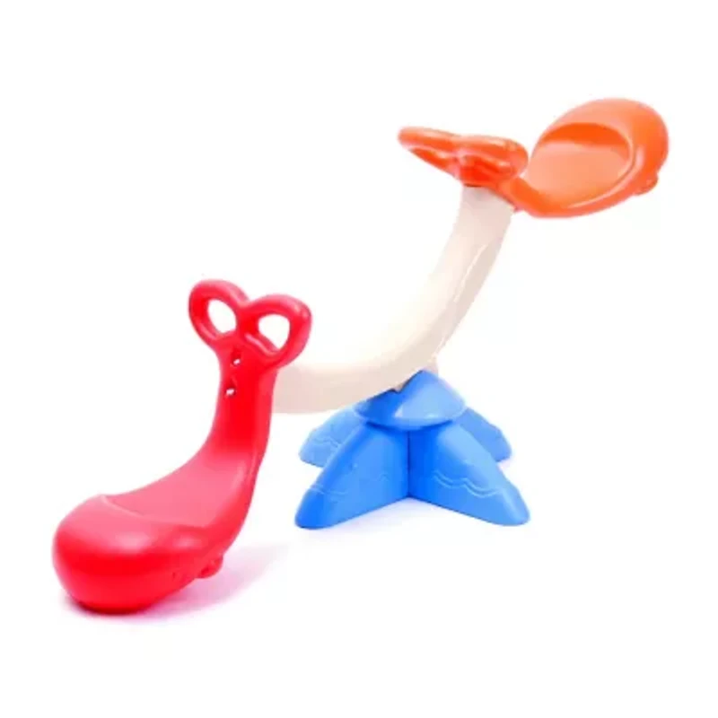 Grown'N Up Happy Whale Seesaw With Rotation Outdoor Play Set