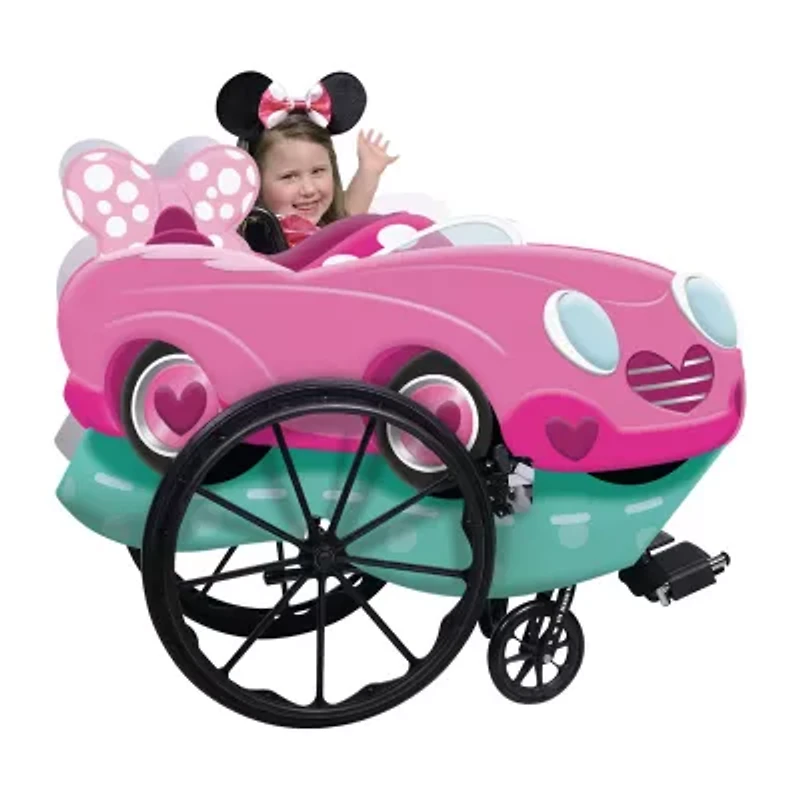 Little & Big Kid Girls Minnie Mouse Adaptive Wheelchair Cover Costume Accessory