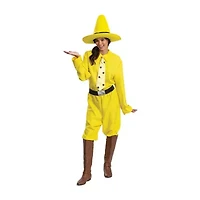 Unisex Adult Person The Yellow Hat Curious George Costume