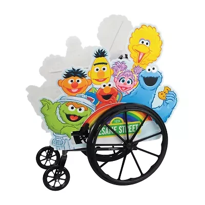Little & Big Kid Unisex Adaptive Wheelchair Cover Sesame Street Costume