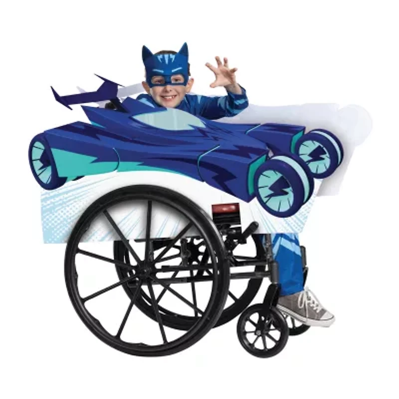 Little & Big Kid Unisex Pj Masks Cat Car Adaptive Wheelchair Cover PJ Masks Costume