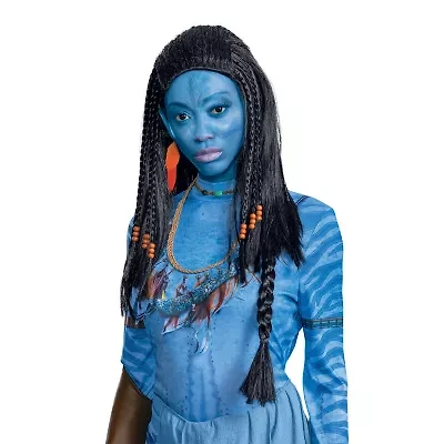 Womens Avatar Wig Costume Accessory