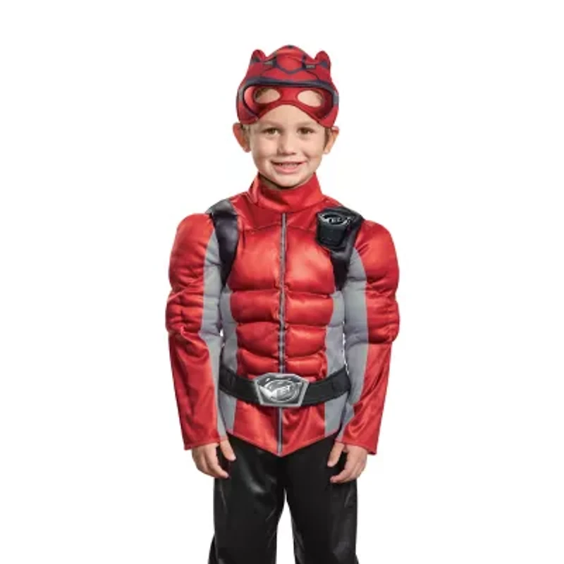 Toddler Boys Beast Morphers Red Muscle Power Rangers Costume