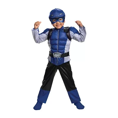 Boys Beast Morphers Blue Muscle Power Rangers Costume