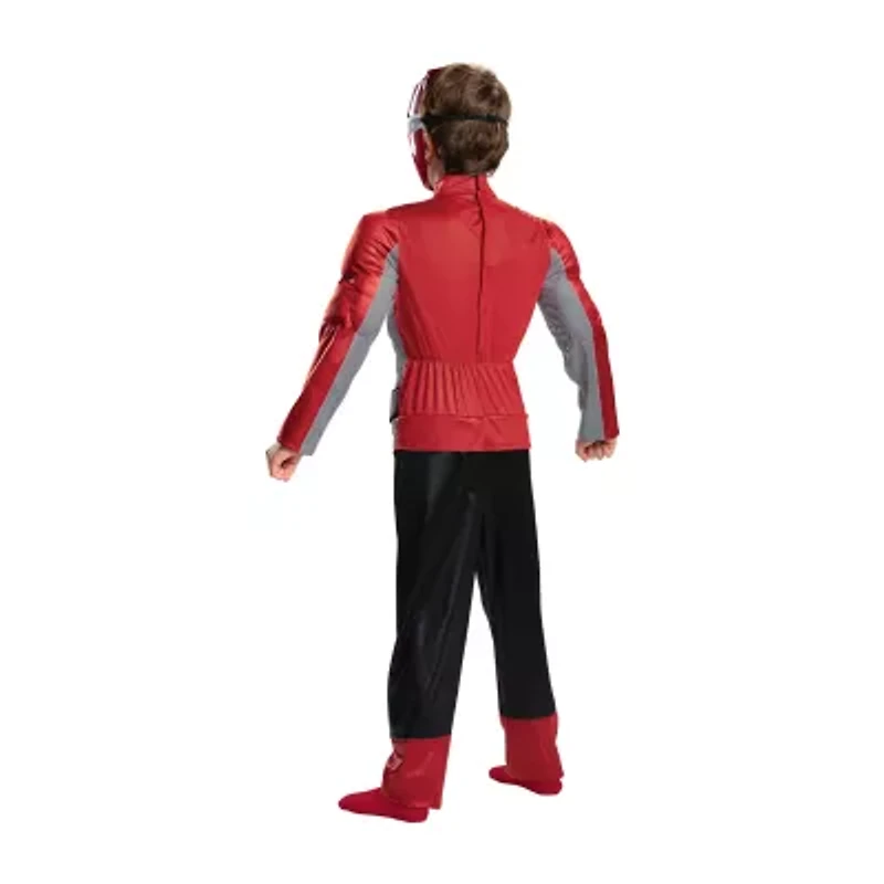 Little & Big Kid Boys Beast Morphers Red Muscle Power Rangers Costume