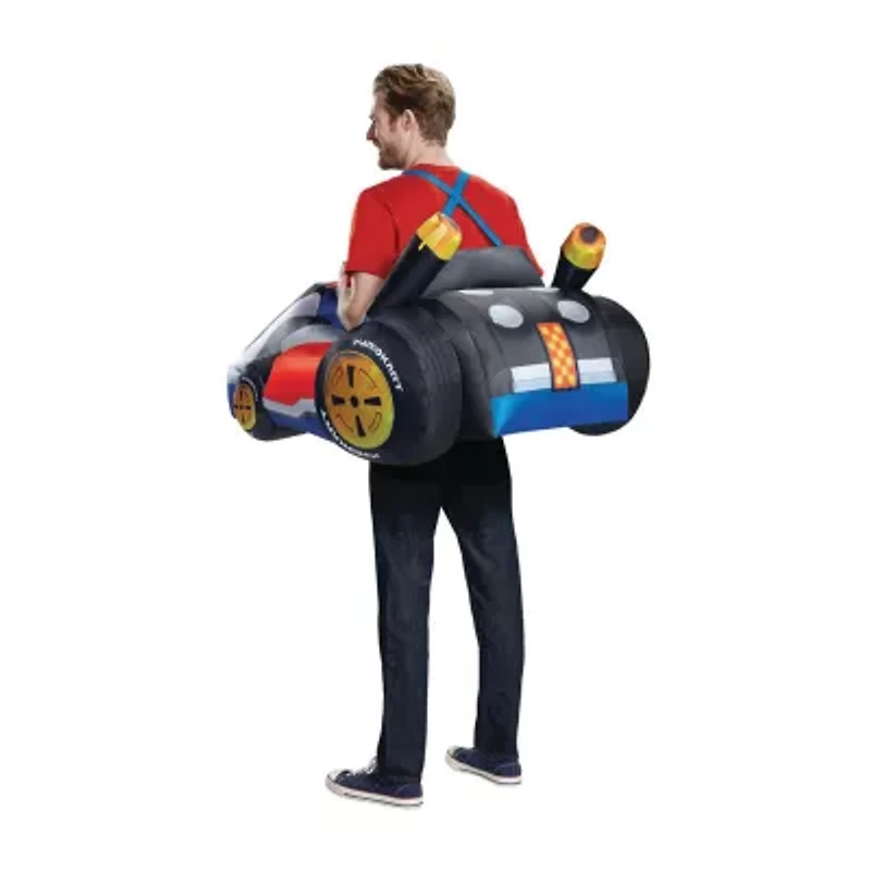 Mens Kart Inflatable Super Mario Costume