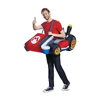 Mens Kart Inflatable Super Mario Costume