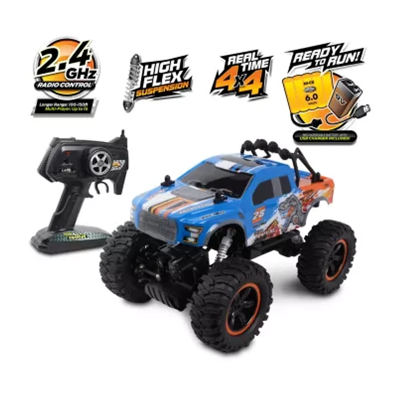 Mean Machines Rock Crawler Remote Controlled Ford Truck