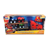 Nkok Blaze And The Monster Machines Rc - Transporter With Monster Machines Truck