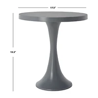 Galium Aluminum Side Table