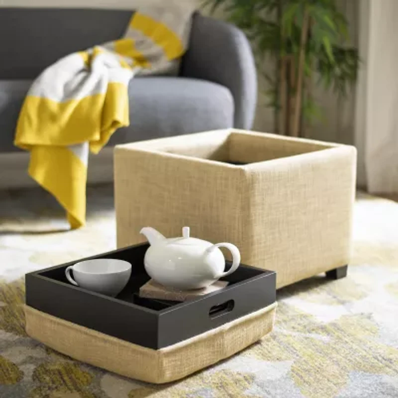 Harrison Tray Storage Ottoman