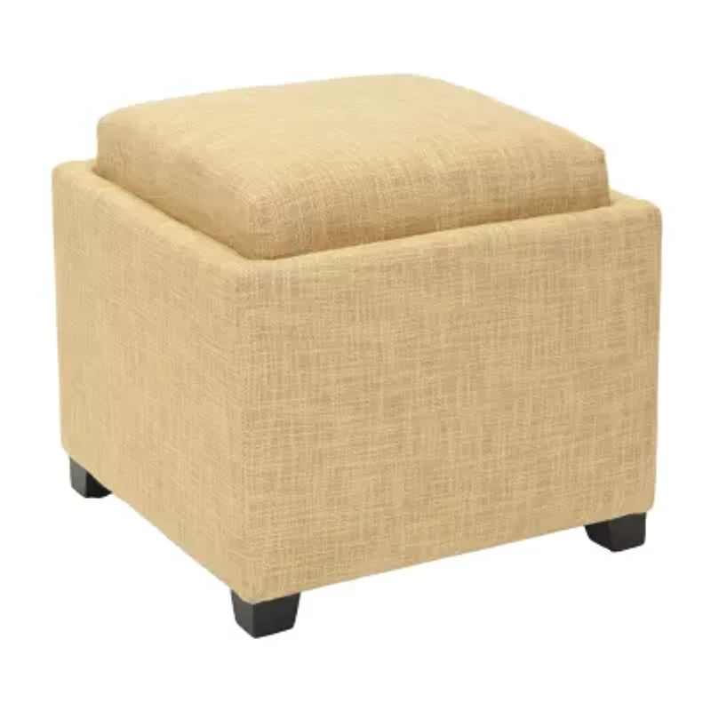 Harrison Tray Storage Ottoman