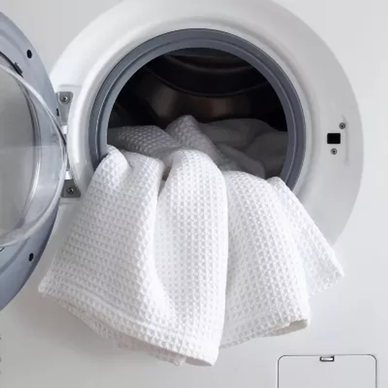 Eddie Bauer Solid Waffle 100% Cotton Blanket