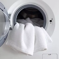 Eddie Bauer Solid Waffle 100% Cotton Blanket