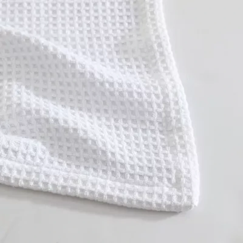 Eddie Bauer Solid Waffle 100% Cotton Blanket