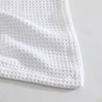 Eddie Bauer Solid Waffle 100% Cotton Blanket