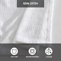 Eddie Bauer Variegated Stripe Lightweight Striped Blanket