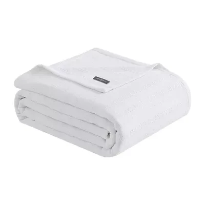 Eddie Bauer Variegated Stripe Lightweight Striped Blanket