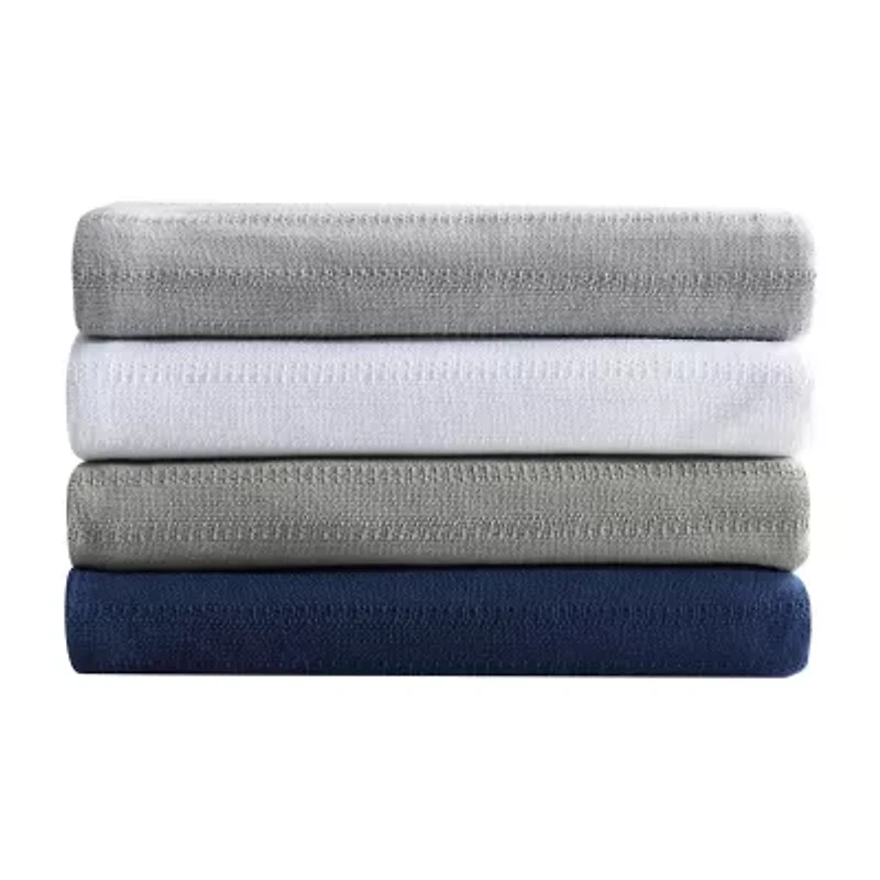 Eddie Bauer Variegated Stripe Lightweight Striped Blanket