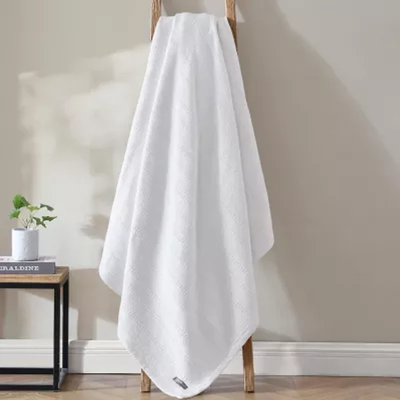 Eddie Bauer Variegated Stripe Lightweight Striped Blanket