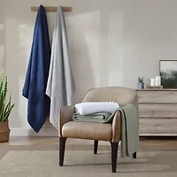 Eddie Bauer Variegated Stripe Lightweight Striped Blanket