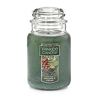 Yankee Candle Balsam & Cedar Original Large Single Wick Scented Jar Candle
