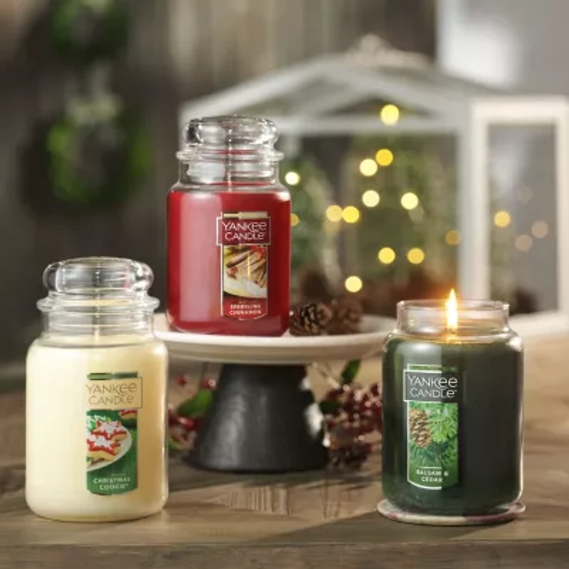 Yankee Candle Balsam & Cedar Original Large Single Wick Scented Jar Candle
