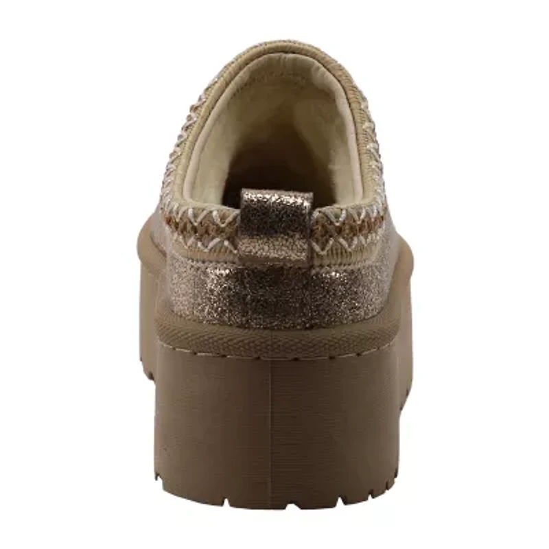 Olivia & Kate Stormy Womens Round Slip-On Shoe