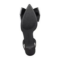 Adrienne Vittadini  Soroya Womens Pointed Closed Toe Kitten Heel Pumps
