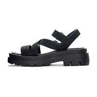Dirty Laundry Khan Womens Footbed Sandals