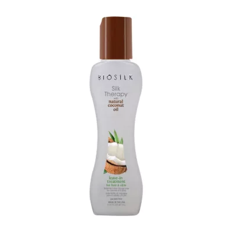 BioSilk Organic Coconut Oil Lv In Hair Treatment 2.6 oz.