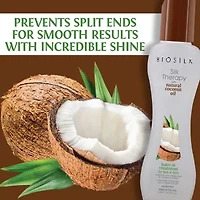 BioSilk Organic Coconut Oil Lv In Hair Treatment 2.6 oz.