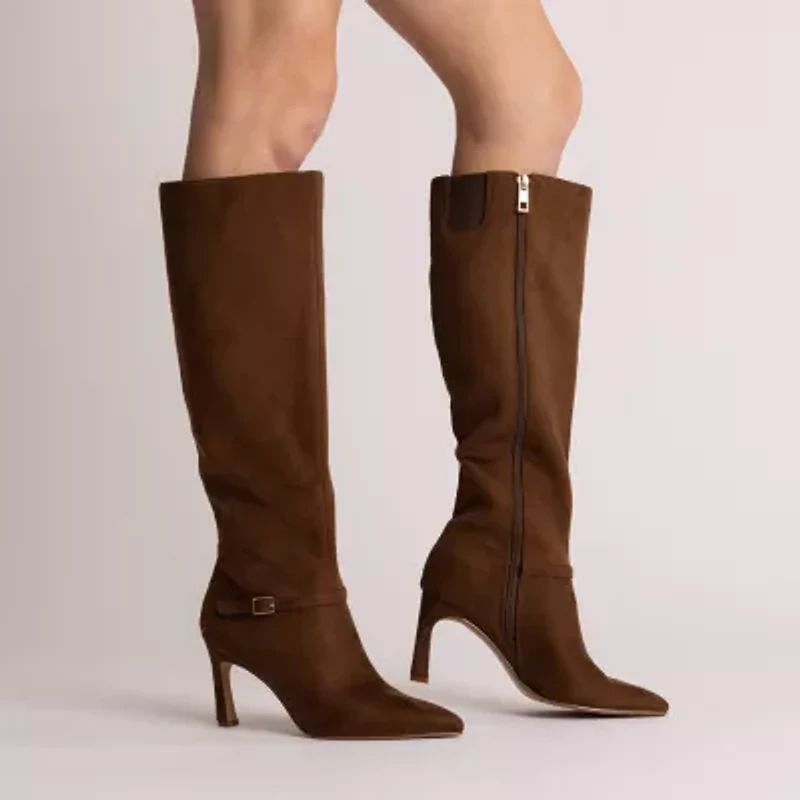 Journee Collection Womens Elara Stiletto Heel Dress Boots