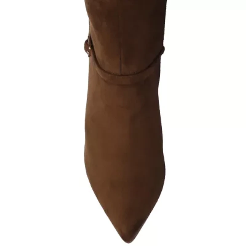 Journee Collection Womens Elara Stiletto Heel Dress Boots