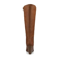 Journee Collection Womens Langly Wedge Heel Dress Boots