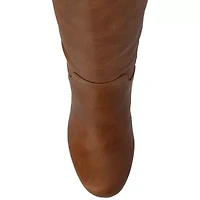 Journee Collection Womens Langly Wedge Heel Dress Boots