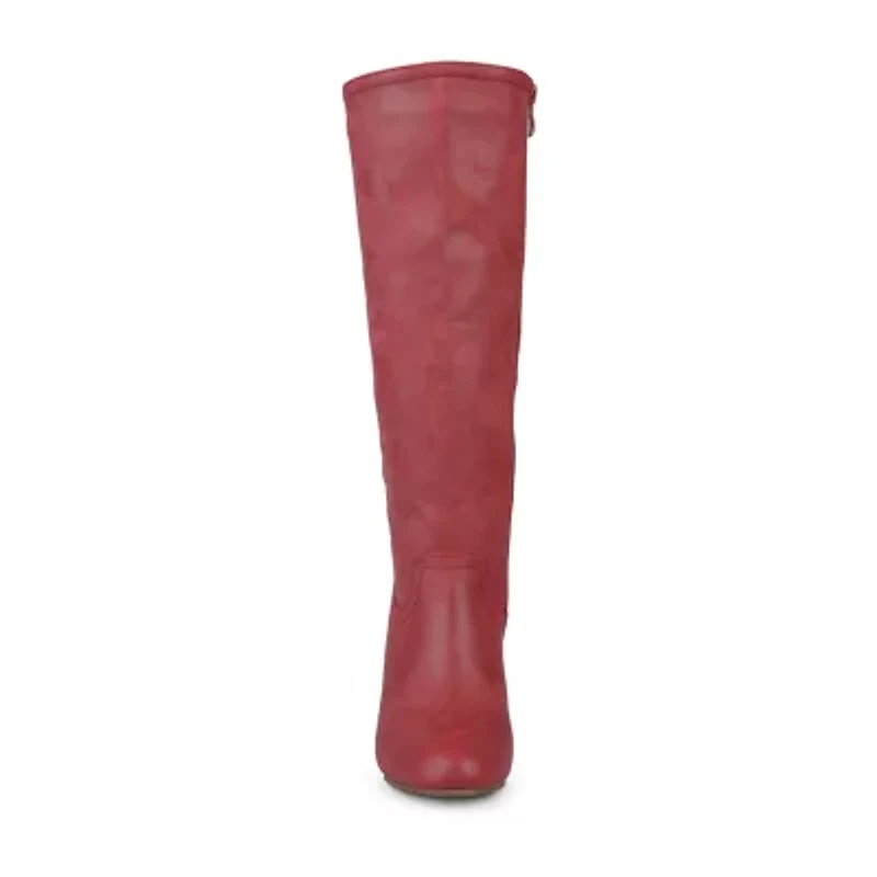 Journee Collection Womens Langly Wedge Heel Dress Boots