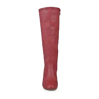 Journee Collection Womens Langly Wedge Heel Dress Boots