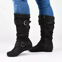 Journee Collection Womens Jester Extra Wide Calf Slouch Boots