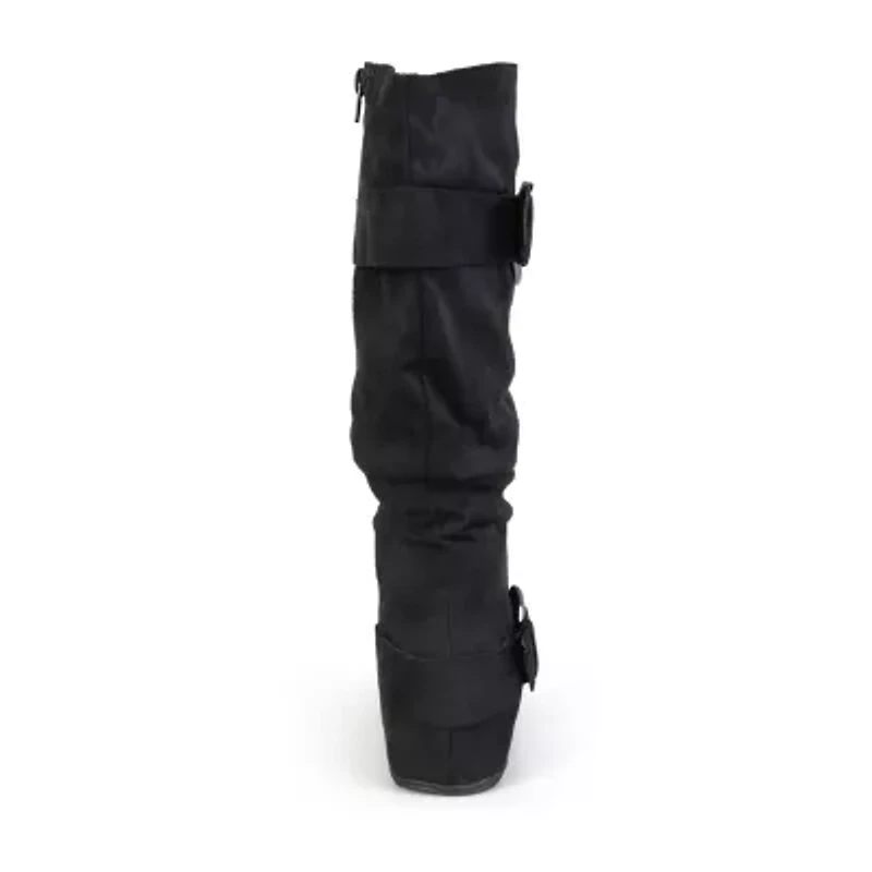 Journee Collection Womens Jester Extra Wide Calf Slouch Boots