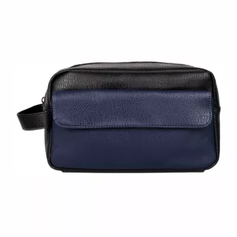 Karla Hanson Mens Trvel Toiletry Bag Wth Front Pocket Attache