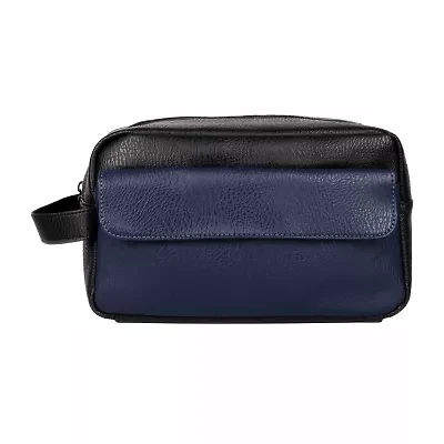 Karla Hanson Mens Trvel Toiletry Bag Wth Front Pocket Attache